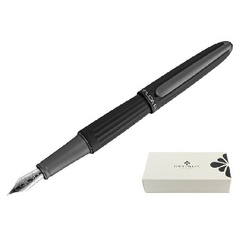 Ручка перьевая DIPLOMAT Aero black F синий D40301023