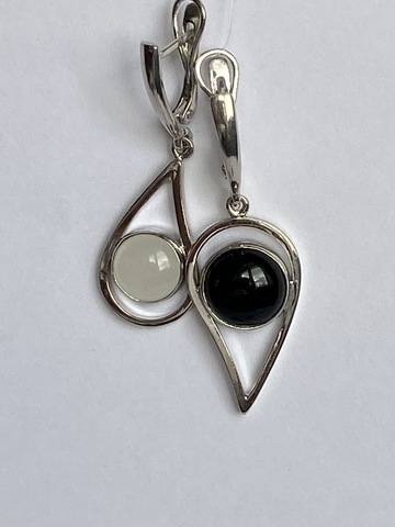 Игра (серьги из серебра)