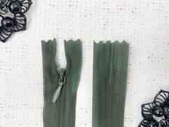 Молнии потайные, L 75 см, хаки