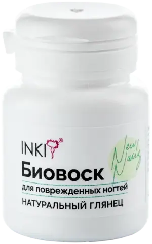 Inki Биовоск для поврежденных ногтей натуральный глянец New Nails купить за 405 руб