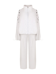 Костюм DROPS с брюками, меланж