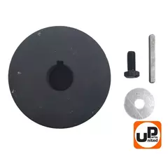 Шкив ведущий UNITED PARTS для 4T двигателя, d19,05xD70xH40мм, под один ремень 13мм