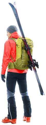 Картинка рюкзак для сноуборда Deuter Freerider Pro 34+ Cactus/Sprout - 18