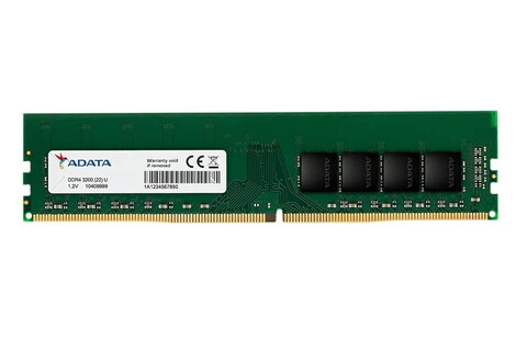 Оперативная память ADATA 8Gb 3200MHz DDR4 DIMM, CL22, 1.2v, AD4U32008G22-SGN