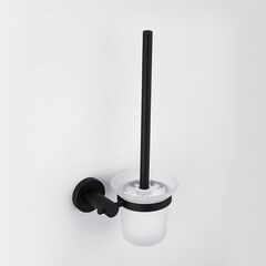 Ерш для туалета Frap, подвес, стекло, нержавеющая сталь, чер, F30210