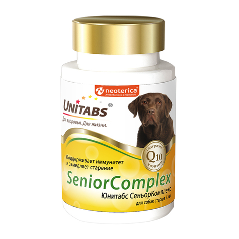 Витаминно-минеральный комплекс Unitabs SeniorComplex , для собак старше 7 лет ,100 таб.
