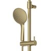 Cezares LEAF-CDA-30-L-MM Душевая стойка телескопическая, с верхним и ручным душем, верхний душ диаметр 300 мм металл, исполнение Morning Mist