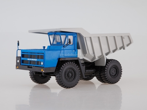 BELAZ-7522 Dumper early blue-gray 1:43 Dealer models BELAZ