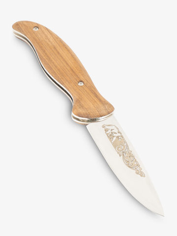 Нож «Вольный» (сталь 95х18, стабилизированный орех)