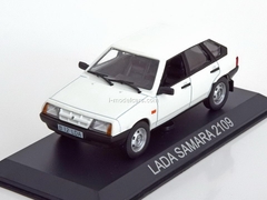 VAZ-2109 Lada Samara white 1:43 DeAgostini Masini de legenda #22