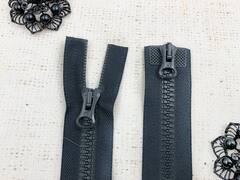 Молнии трактор АРТА-Ф 2077, Латвия, Т6, L 80 см, 2 бегунка, графитовый