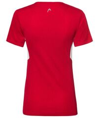 Женская теннисная футболка Head Club Tech T-Shirt W - red