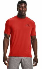 Теннисная футболка Under Armour Men's UA Rush Energy Short Sleeve - blaze orange/black