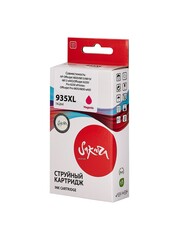 Струйный картридж Sakura C2P25AE (№935XL Magenta) для HP Officejet 6820, 6815, 6810, 6812 eAIO; Officejet 6220, Pro 6230 ePrinter; Officejet Pro 6835, 6830 eAIO, пигментный тип чернил, пурпурный, 14,6 мл., 1000 к.