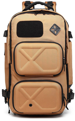 Картинка рюкзак городской Ozuko 9309S Brown - 3