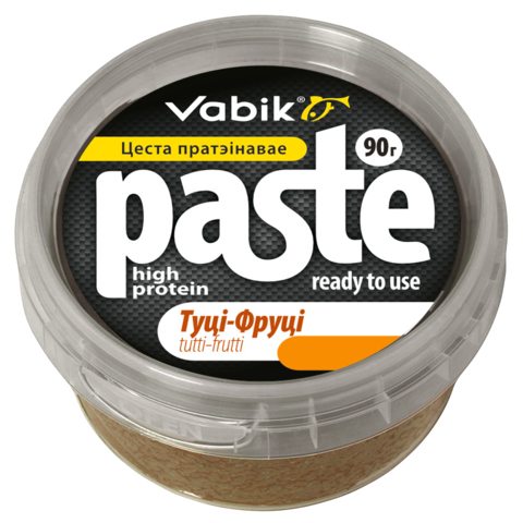 Приманка Vabik PASTE тесто протеиновое Тутти-Фрутти 90г (заказ от 5 шт)