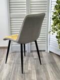 фото 3 Стул CHIC VF-06/ VF-20 желтый/ серый, ткань/ черный каркас М-City на profcook.ru