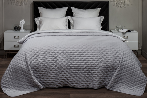 Покрывало 180x230 Garda Decor Астро серое 177HON-22230