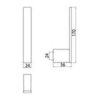 Emco Loft 0505 001 01 Держатель запасного рулона туалетной бумаги, цвет хром