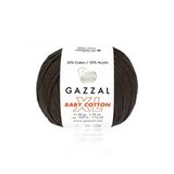 Пряжа Gazzal Baby Cotton XL 3436 шоколад