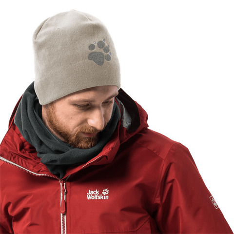 Картинка шапка Jack Wolfskin paw hat dusty grey - 2