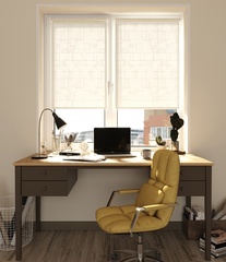 Рулонные шторы Акцент Бежевый