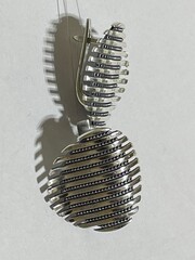 Базена (серьги из серебра)