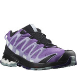 Премиальные непромокаемые кроссовки внедорожники Salomon Xa Pro 3D V8 GTX W Royal Lilac женские