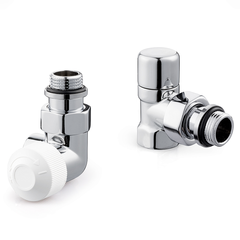 Набор термостатический для радиатора трехосевой ROYAL THERMO Design ½"М30х1,5 Хром