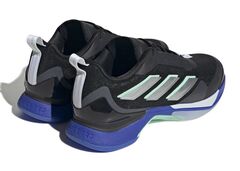 Женские теннисные кроссовки Adidas Avacourt W - core black/silver metallic/lucid blue