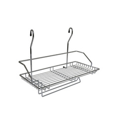 Рейлинг полка одинарная с держателем CWJ220-2  375*190*310 (мф-48392) (НП-19017)