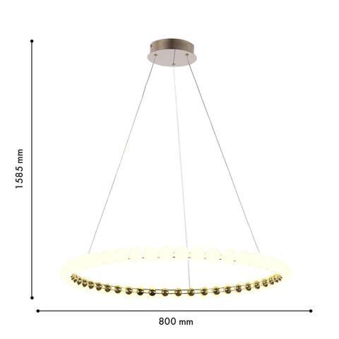 Подвесная светодиодная люстра Favourite Helmet 4590-8P