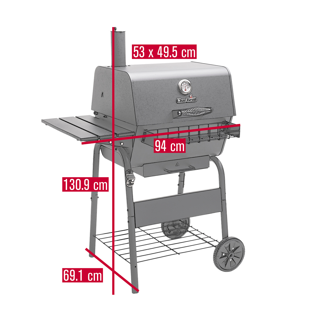 Угольный гриль Char-Broil Charcoal M