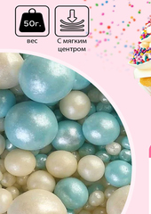 Воздушный рис в цветной кондитерской глазури 
