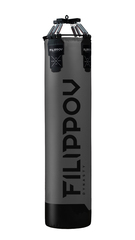 Боксерский мешок FILIPPOV Ø35 180см/35см/58-60кг, серый