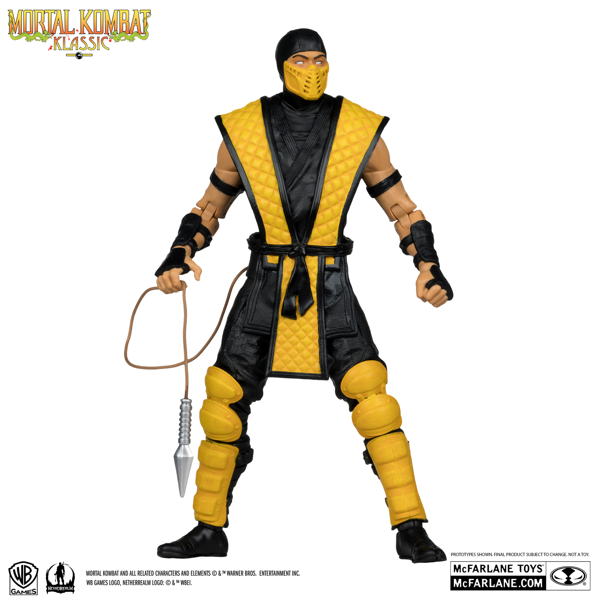 Фигурка Скорпион из игры Мортал Комбат Классик Mcfarlane