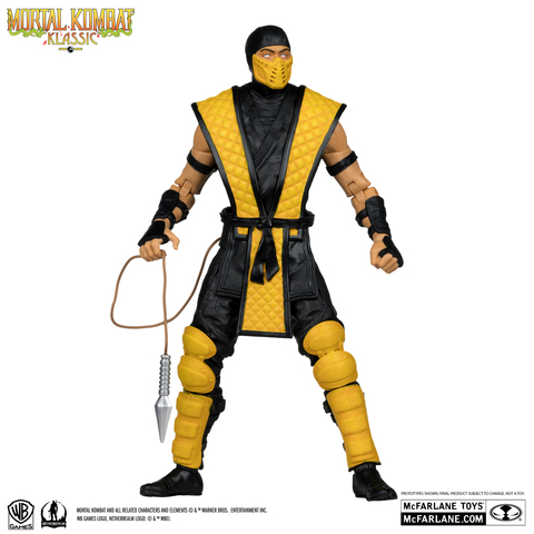 Фигурка Скорпион из игры Мортал Комбат Классик Mcfarlane