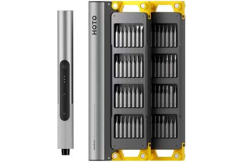 Аккумуляторная отвёртка HOTO SNAPBLOQ Electric Precision Screwdriver Master Set (56 предметов, серый, S-A01)