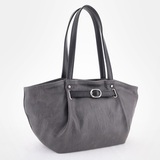 Сумка Саломея 341 македония серый + черный