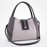 Сумка Саломея 333 мульти итальянский серо-черный