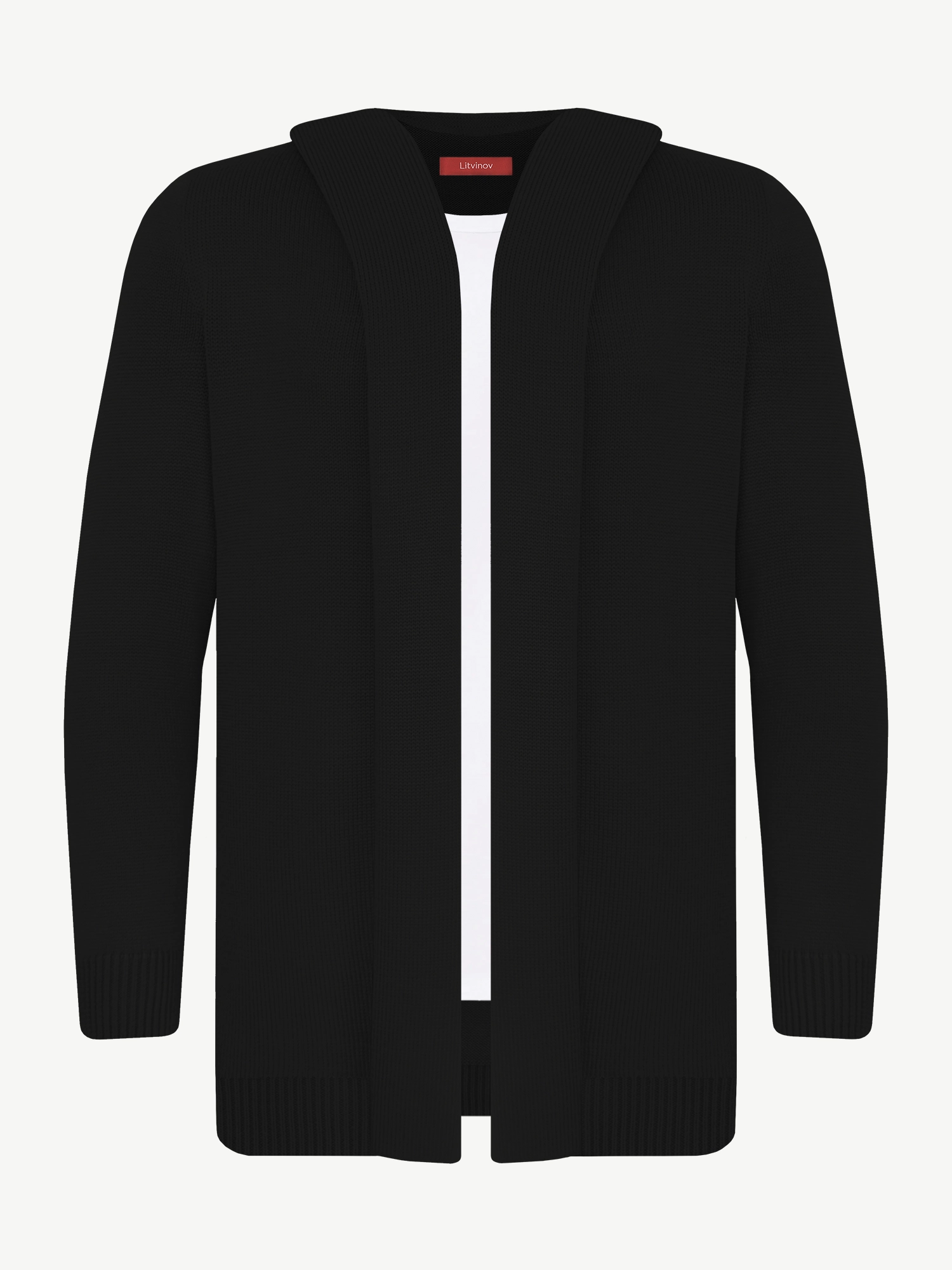 Кардиган с капюшоном из кашемира