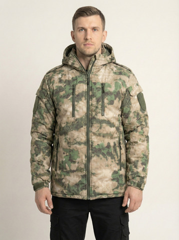 Бушлат Росгвардия зимний зелёный мох (фольга/мембрана/холофайбер)