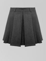 Юбка JN 8680 однотонная плиссированная с шортиками