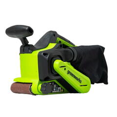 Ленточная шлифмашина Greenworks G24BS 24V аккумуляторная, без АКБ и ЗУ