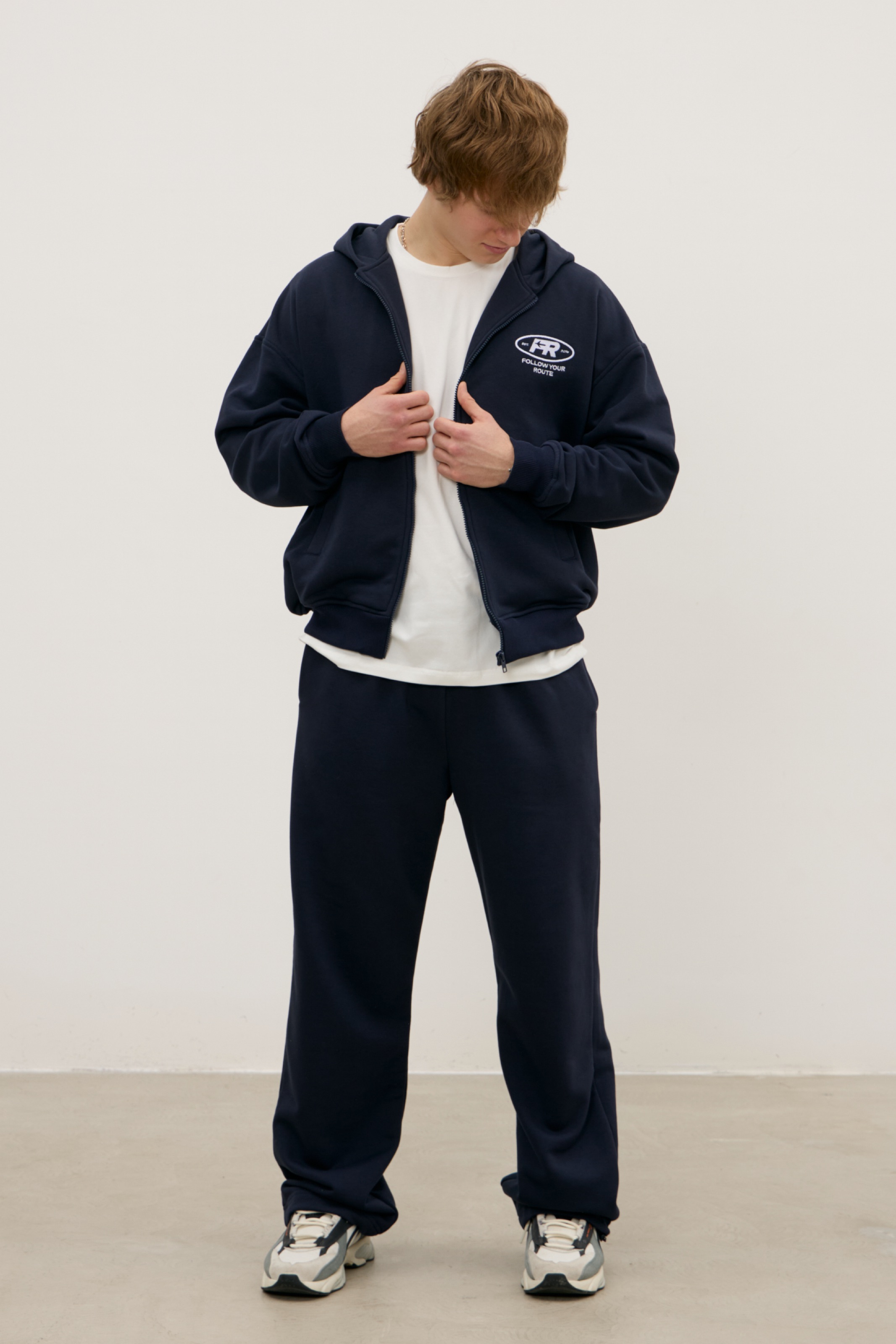 Худи ZIP MAN OVER, синее