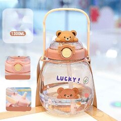 Бутылка с медведем 1300мл (Коричневая)