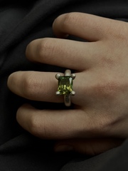 Кольцо Четвертый элемент с фианитом