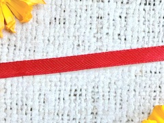 Лента атласная, ш. 0,5 см, красный