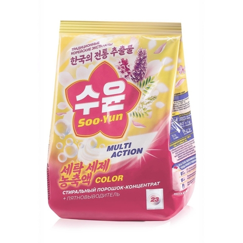 Soo-Yun Стиральный порошок-концентрат для цветных вещей, 800гр