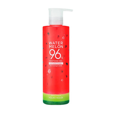 HOLIKA HOLIKA WATERMELON 96% SOOTHING GEL АРБУЗ универсальный гель для лица и тела, 390 мл